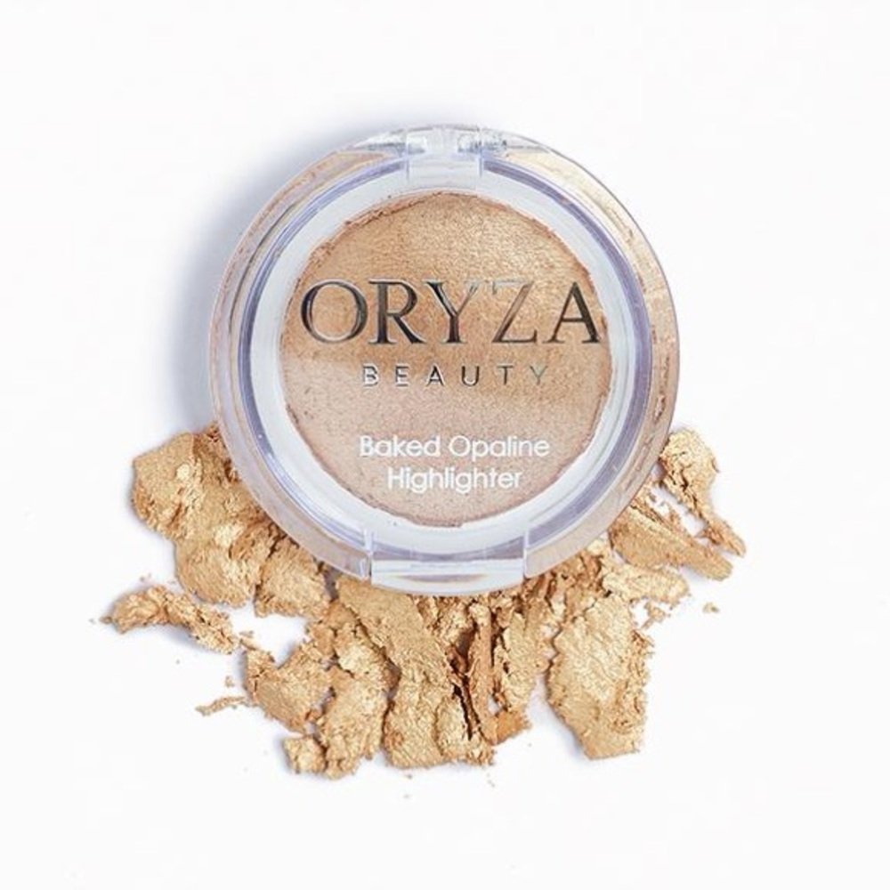 Oryza Baked Opaline Highlighter in Sunkissed Luminous Radiance Baked Powder New
